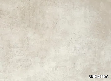 WHITE CLAY - Indoor porcelain stoneware wall/floor tiles with concrete effect _ ARIOSTEA