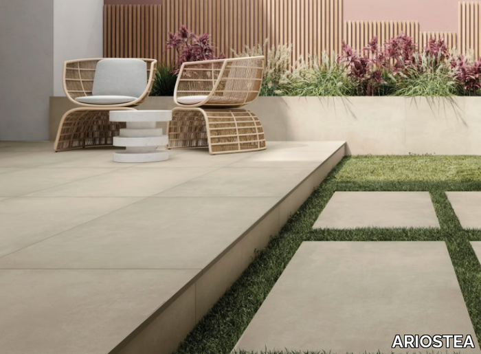 NEXT GREIGE - Indoor/outdoor porcelain stoneware wall/floor tiles with concrete effect _ ARIOSTEA