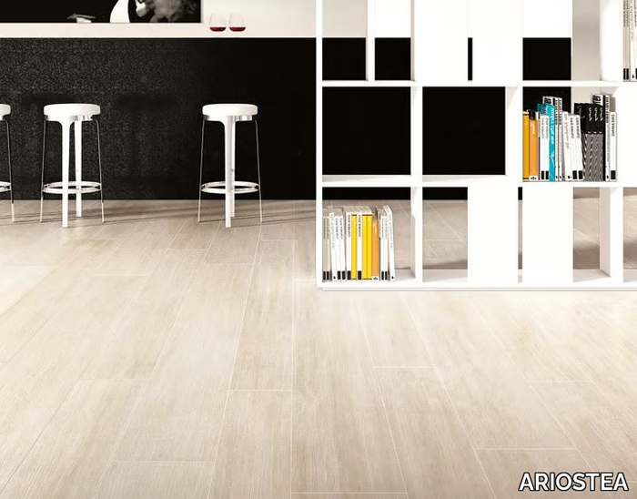 LEGNI HIGH-TECH - ROVERE SABBIA - Porcelain stoneware wall/floor slabs with wood effect _ ARIOSTEA