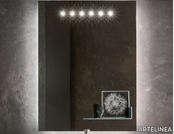 LED DAMA - Bathroom mirror with integrated lighting _ ARTELINEA
