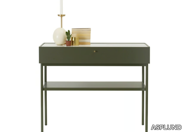 LUC CONSOLE 100 - Rectangular wooden console table with drawers _ ASPLUND