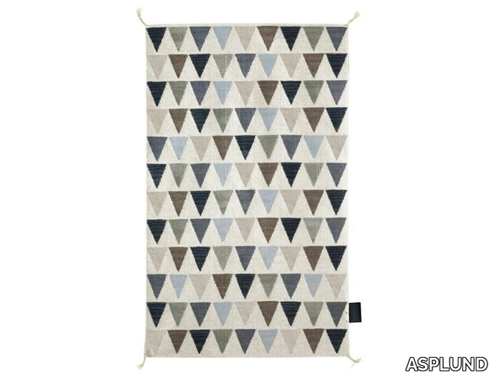 NORDIC - Rectangular rug with geometric shapes _ ASPLUND