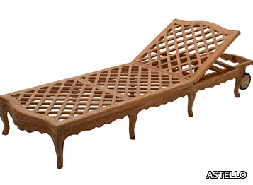 CAMÉLIA - Recliner teak sun lounger _ ASTELLO