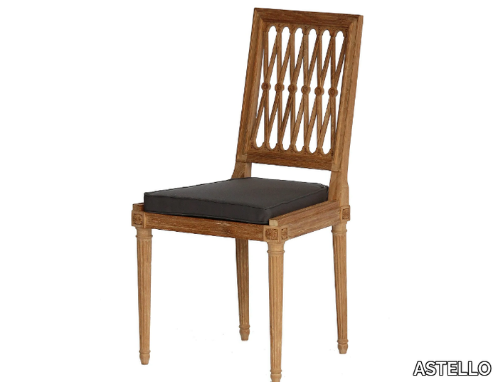 SERPENTINE - Teak garden chair _ ASTELLO