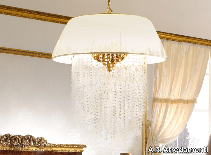 GRAND ROYAL - Fabric pendant lamp _ A.R. Arredamenti