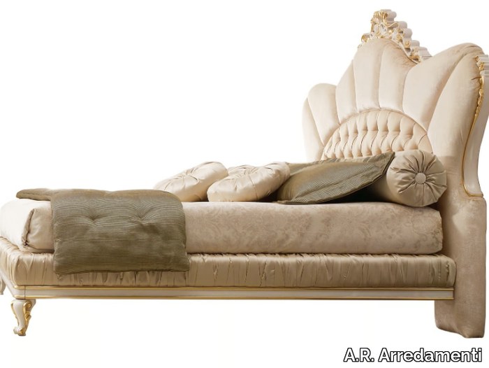 RICASOLI - Double bed with upholstered headboard _ A.R. Arredamenti