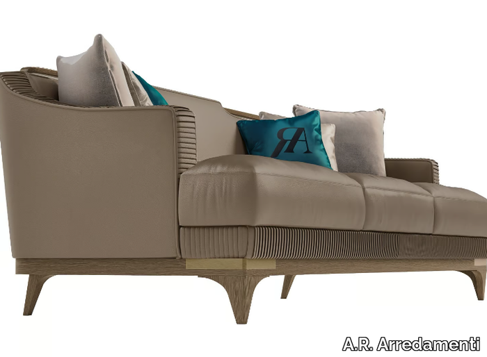 ALEXANDER - 3 seater leather sofa _ A.R. Arredamenti