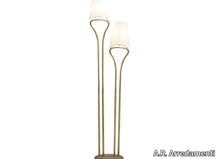 DILAN - Brass floor lamp _ A.R. Arredamenti