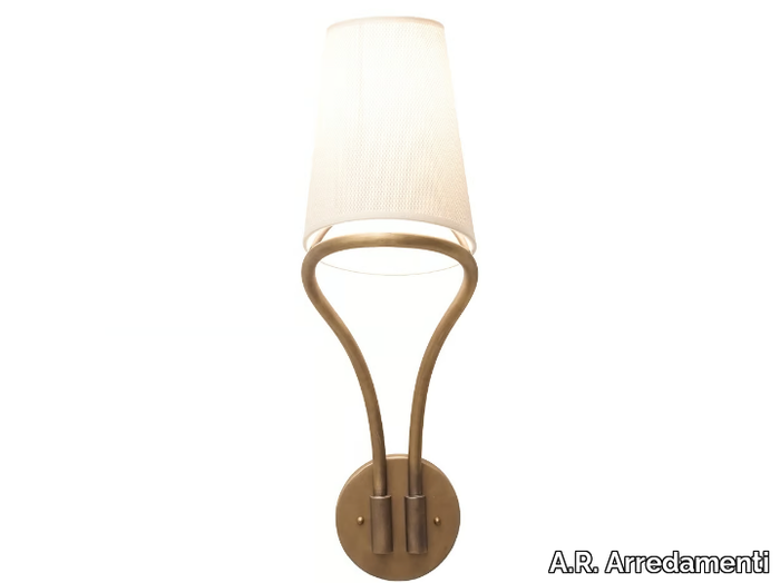 DILAN - Brass wall lamp _ A.R. Arredamenti