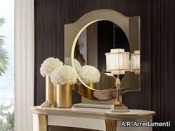 OLIVER - Framed wall-mounted mirror _ A.R. Arredamenti