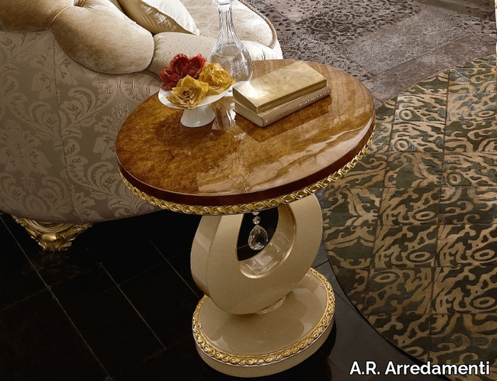 HARMONY - Round high side table _ A.R. Arredamenti