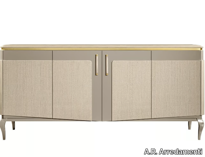 VICTOR - Wooden sideboard with doors _ A.R. Arredamenti