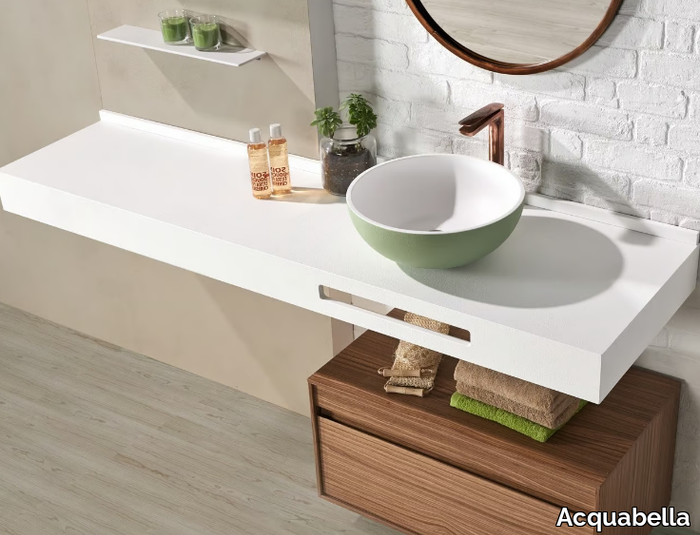 ONE - Akron© washbasin countertop _ Acquabella