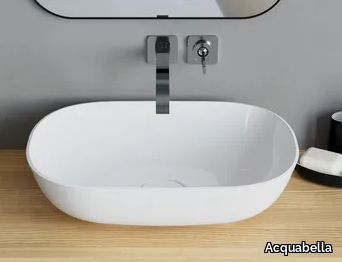 LEVI XL - Countertop rectangular Dolotek© washbasin _ Acquabella