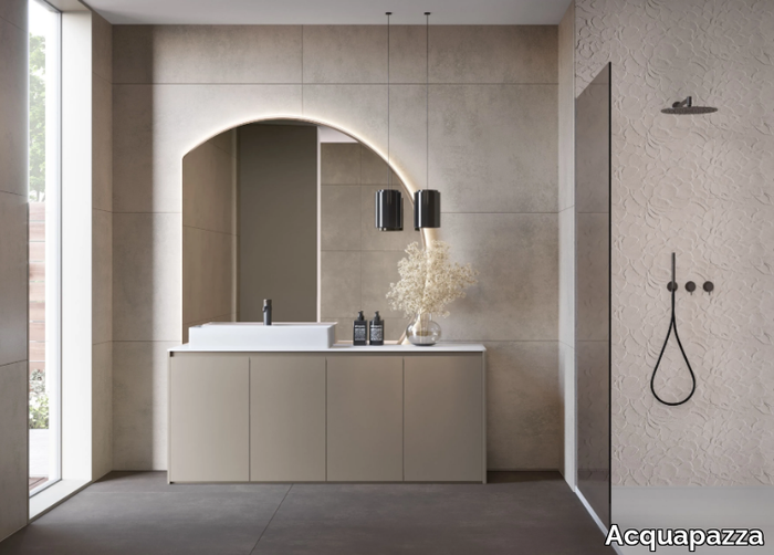 PLAY ALL - Floor-standing vanity unit with doors _ Acquapazza