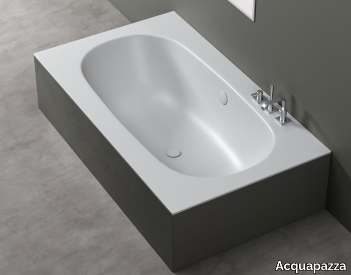 S-020 - Rectangular Corian® bathtub _ Acquapazza