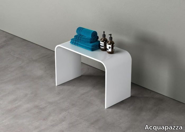 SIT60 - Corian® bathroom stool _ Acquapazza