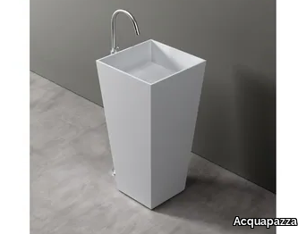 PRISMA - Freestanding Corian® washbasin _ Acquapazza