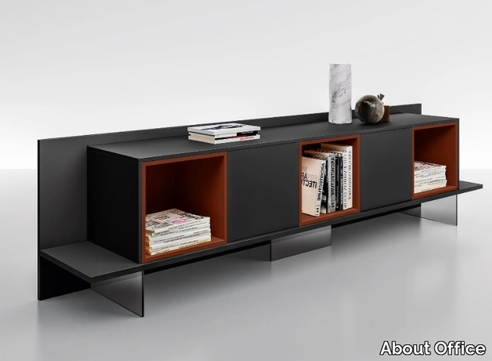 EVOLUTION - Wooden sideboard with doors _ About Office