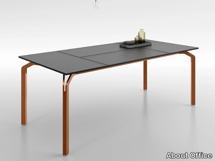 YOGA - Leather office desk / meeting table _ About Office