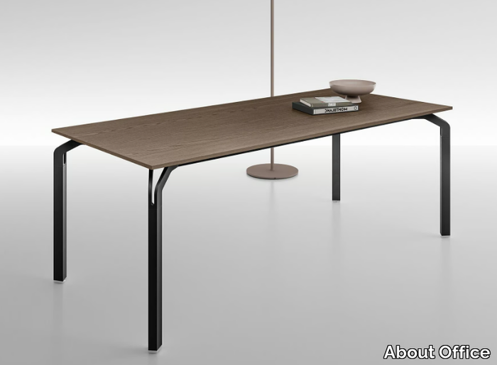 YOGA - Wood veneer office desk / meeting table _ About Office