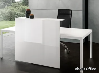 HYPE - Lacquered glass reception desk _ About Office