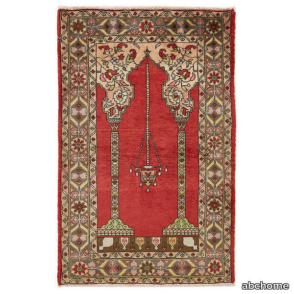 Red Vintage Wool Prayer Rug