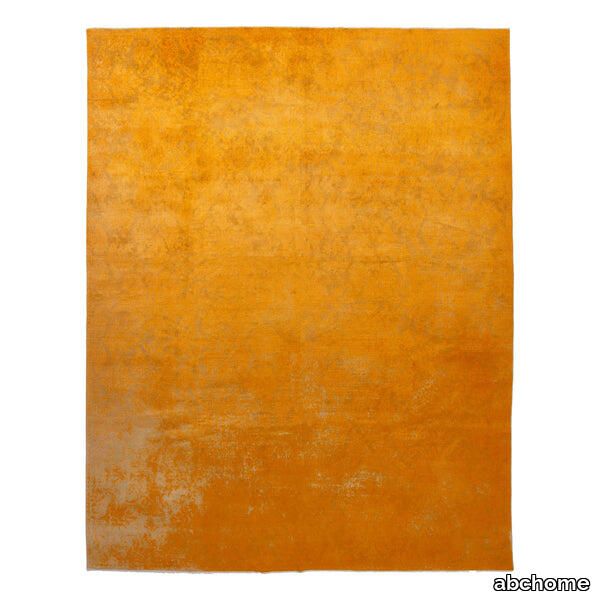 Orange Overdyed Wool Rug