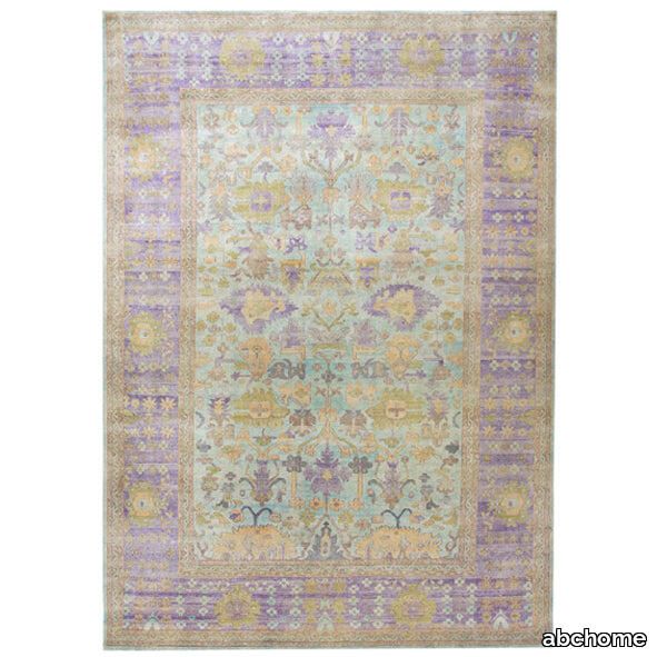 Purple Transitional Wool Blend Rug