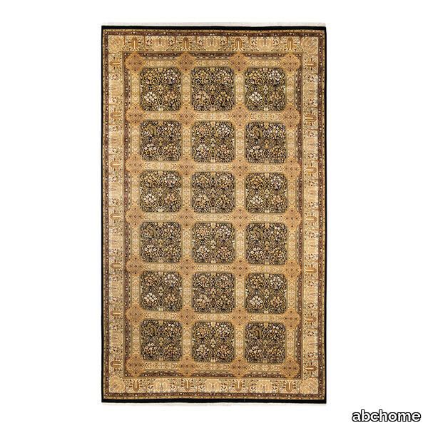 Brown Traditional Wool Rug