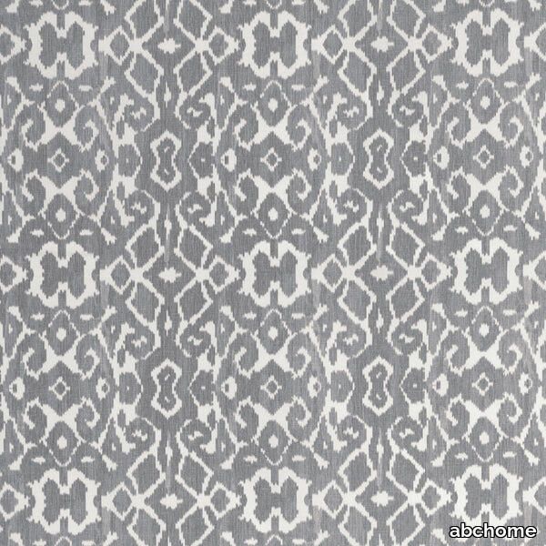 Smoke Ikat Printed Fabric