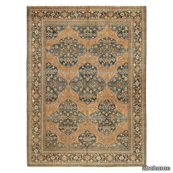 Brown Antique Persian Khorassan Rug