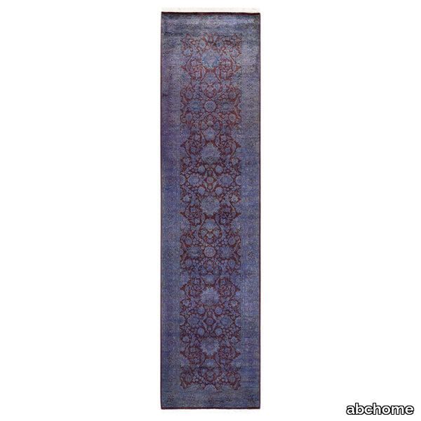 Purple Overdyed Wool Runner