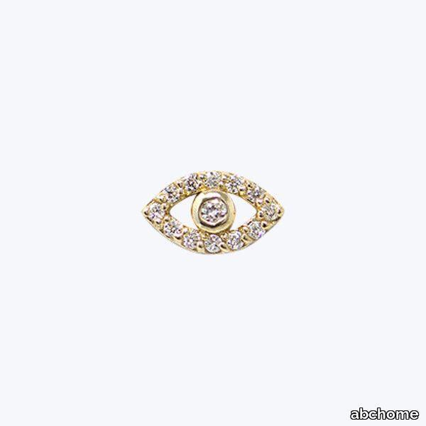 Classique Pavé Evil Eye Stud