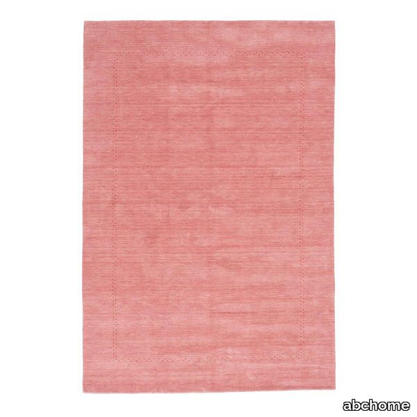 Pink Solid Indo Gabbeh Rug