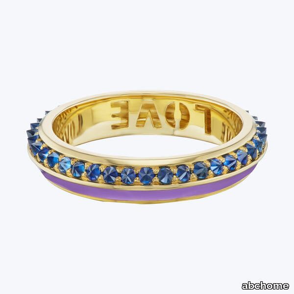 Sweet, Happy Life Blue Sapphire Stacking Ring