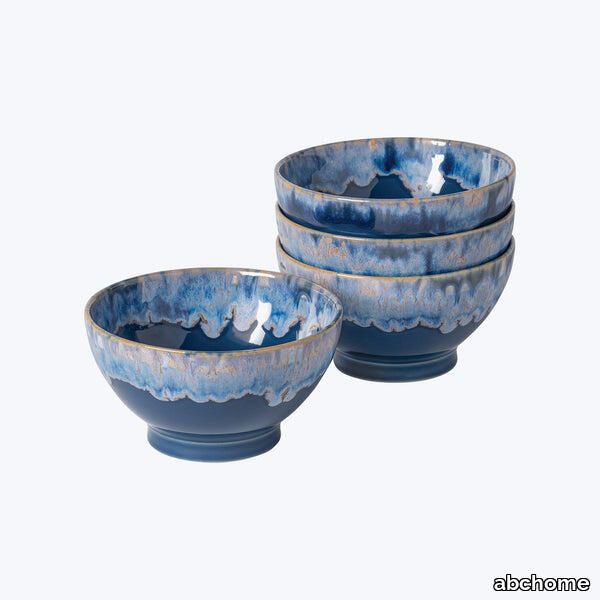 Latte Bowls Denim, Set of 4