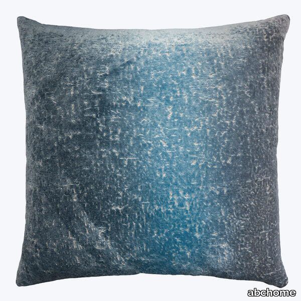 Coral Reef Velvet Pillow, Ocean