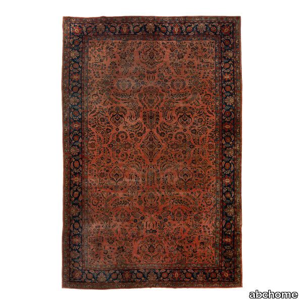 Red Antique Kashan Persian Rug