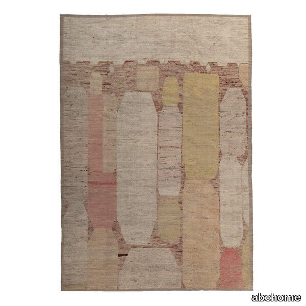 Natural Zameen Transitional Wool Rug