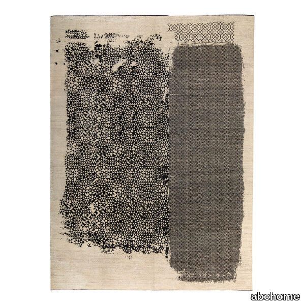 Black & Ivory Stelle Contemporary Ghazni Wool Rug