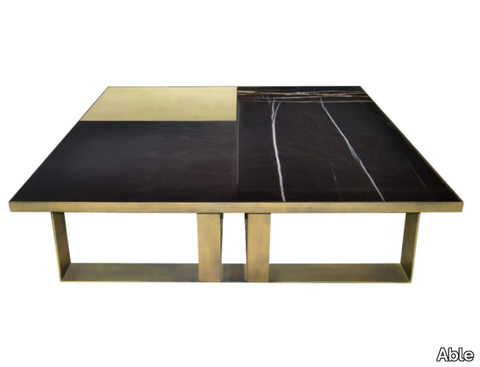 GRAND - Square marble coffee table _ Able