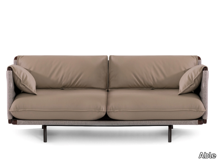 OSLO - 3 seater leather sofa _ Able