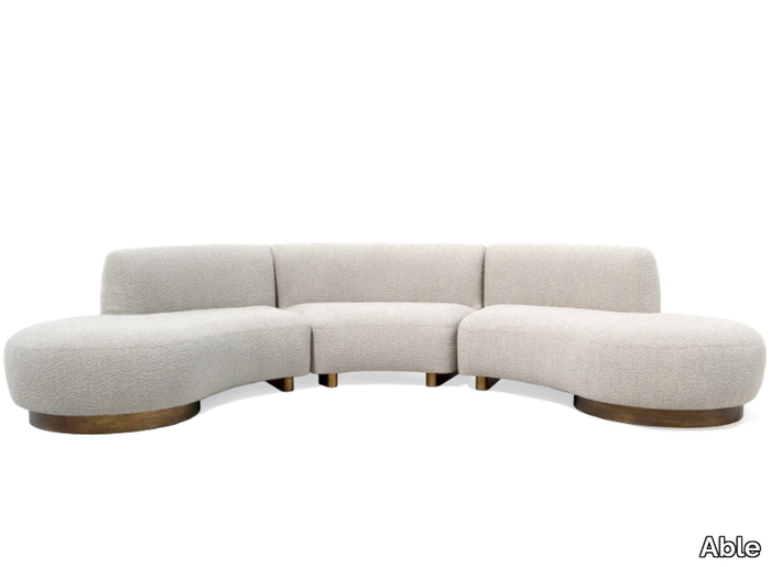 LINH - Sectional 5 seater fabric sofa _ Able