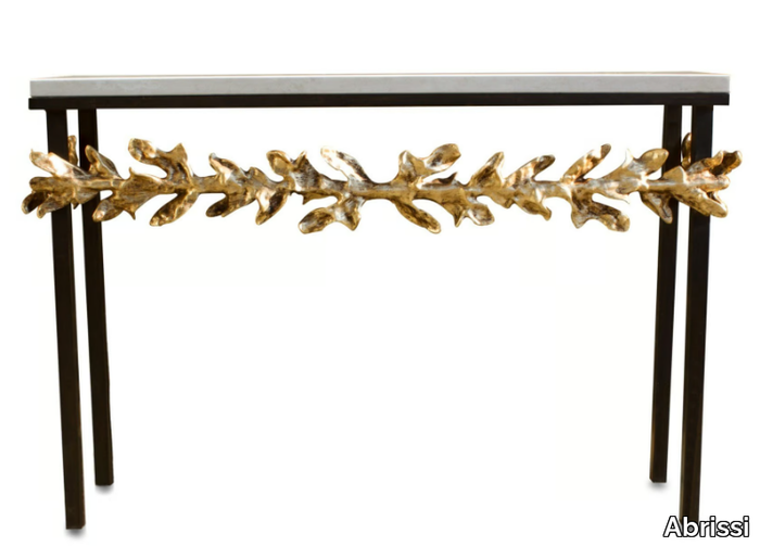 OAK - Rectangular metal console table _ Abrissi