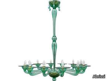 COMO - Handmade Murano glass chandelier _ Abrissi