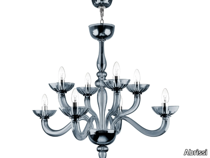 MEDEA - Handmade Murano glass pendant lamp _ Abrissi