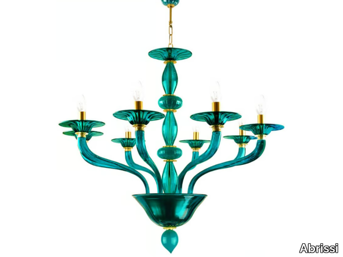 TIFFANY - Handmade Murano glass chandelier _ Abrissi