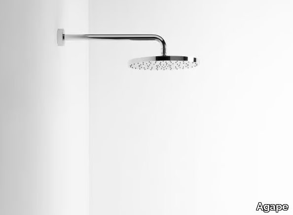 SQUARE - Wall-mounted stainless steel shower arm _ Agape