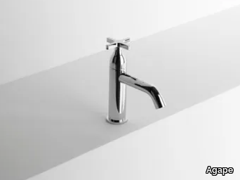 MEMORY - Countertop single handle brass washbasin mixer _ Agape